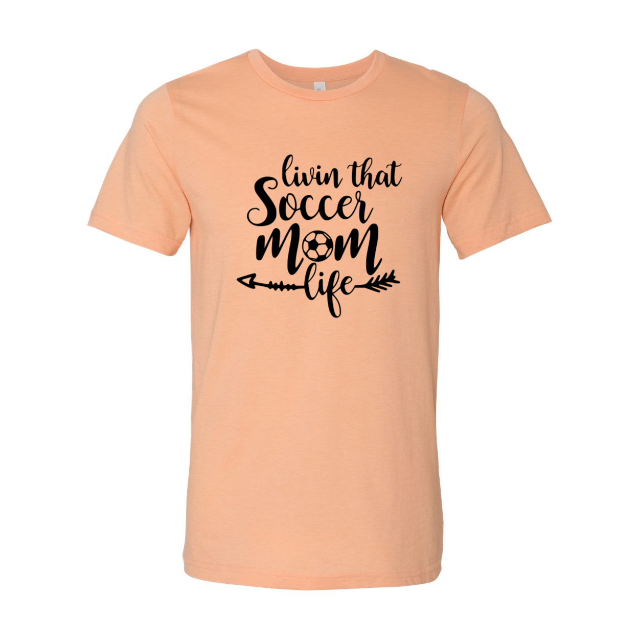 DT0195 Living That Soccer Mom Life Shirt in various colors, showcasing its comfortable fit and stylish design.