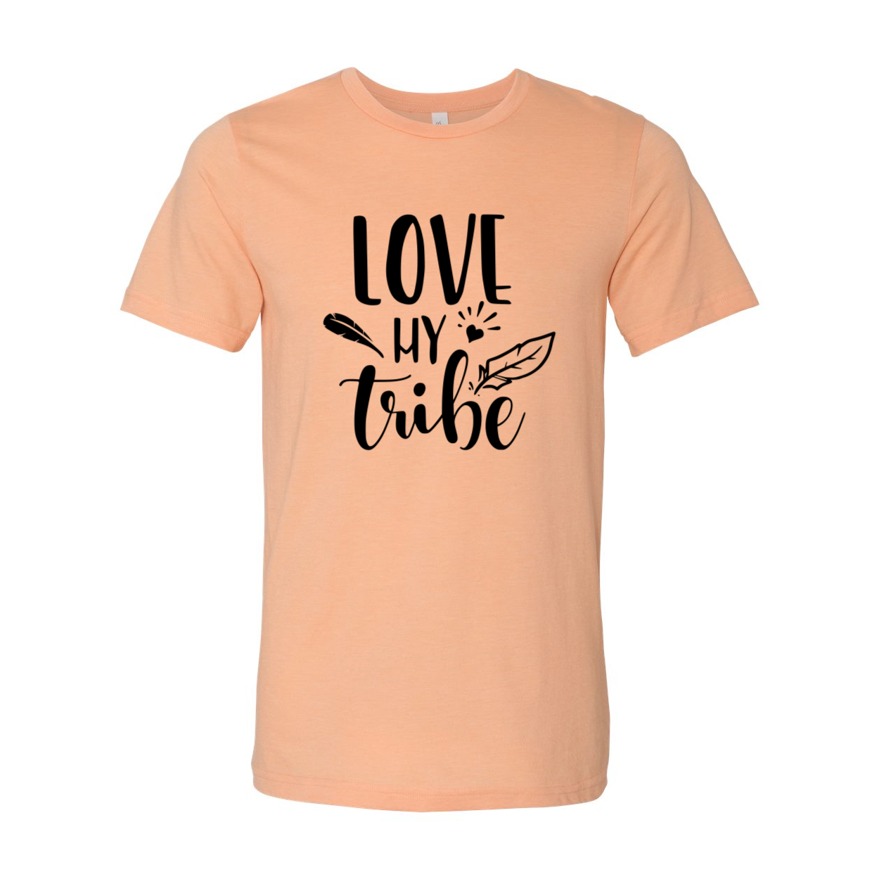 DT0196 Love My Tribe Shirt in various colors, showcasing its soft fabric and stylish design.