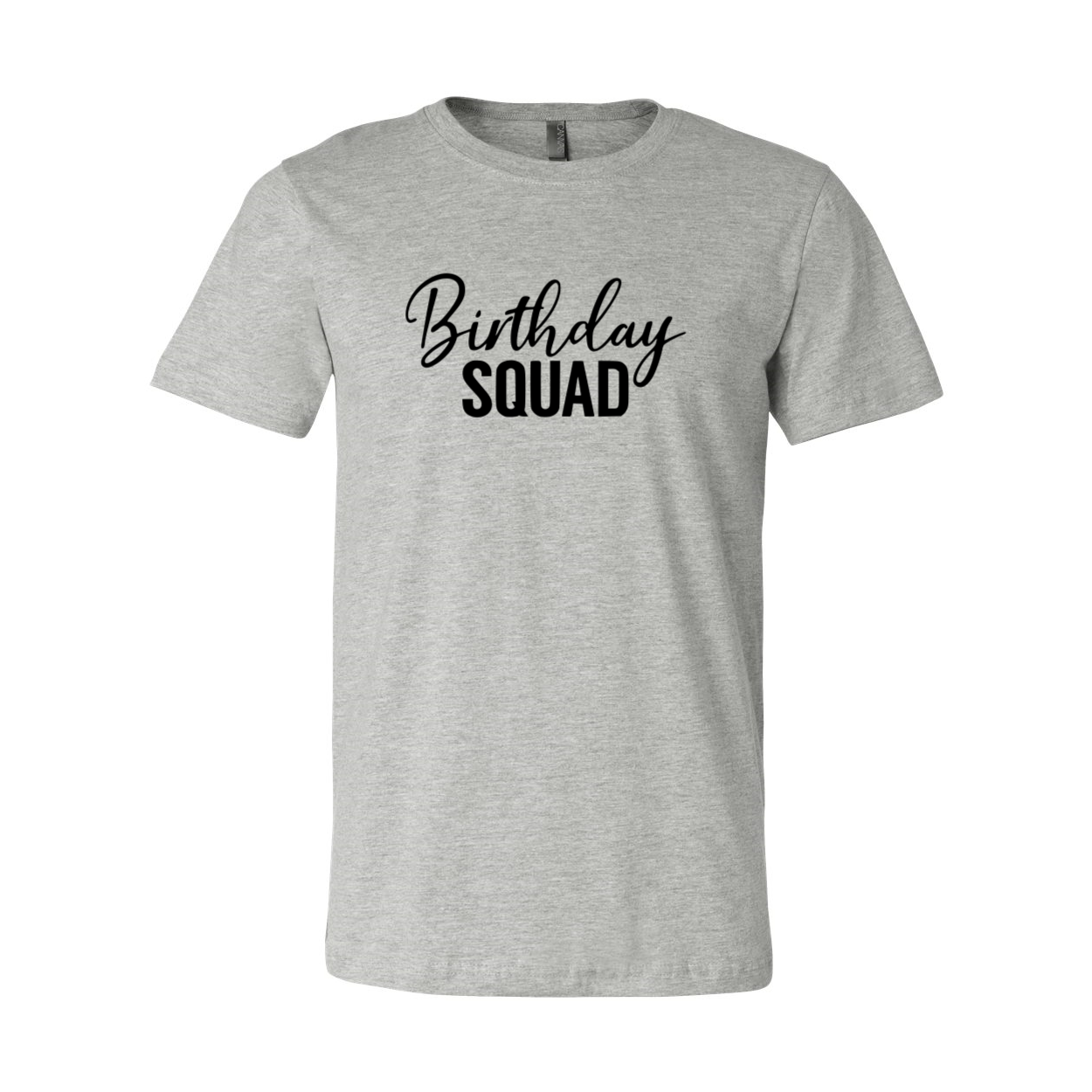 DT0268 Birthday Squad Shirt in various colors, showcasing its soft fabric and stylish design.