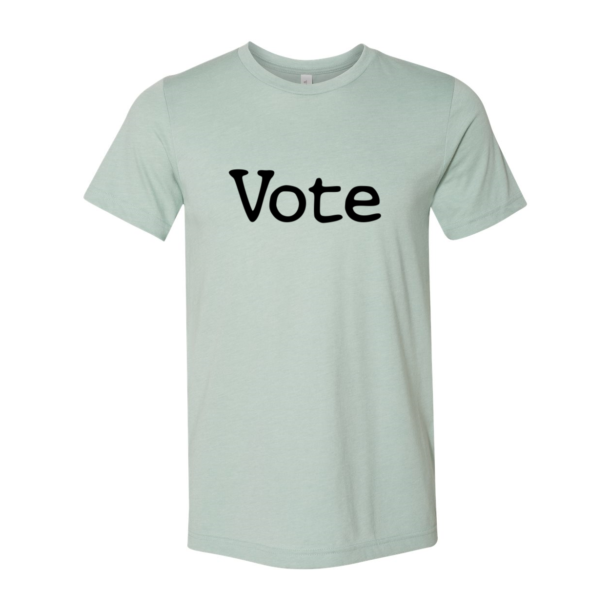 DT0468 Vote Shirt in various colors, showcasing its unisex design and high-quality fabric.