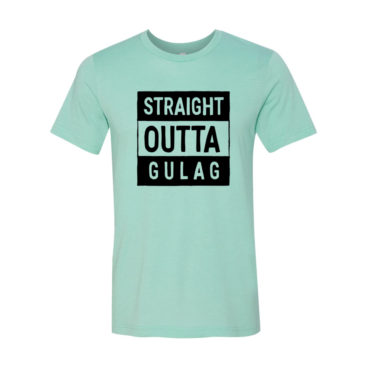 DT0469 Straight Outta Gulag Shirt in various colors, showcasing its comfortable fit and stylish design.