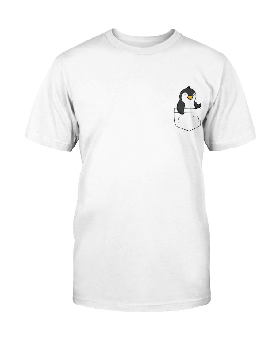 DT0502 Penguin Pocket Shirt in various colors, showcasing its soft fabric and stylish design.