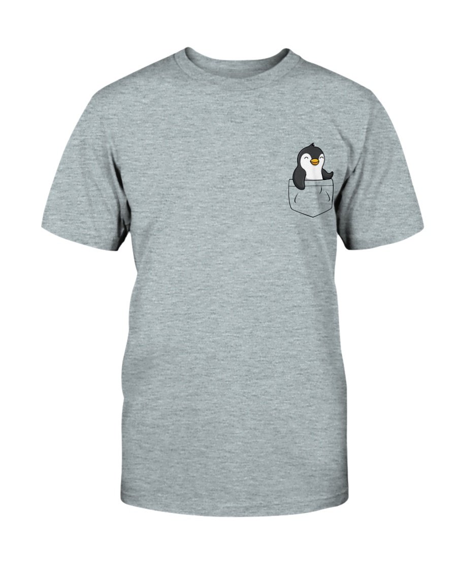 DT0502 Penguin Pocket Shirt in various colors, showcasing its soft fabric and stylish design.