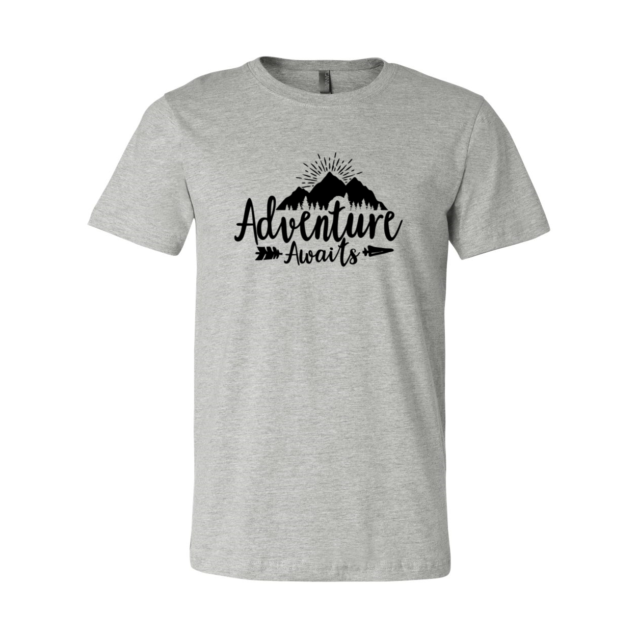 DT0552 Adventure Awaits Unisex T-shirt in various colors, showcasing its soft fabric and stylish design.