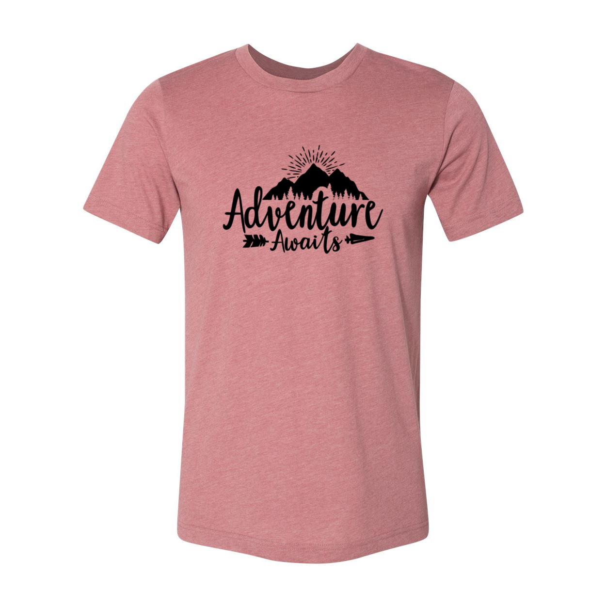 DT0552 Adventure Awaits Unisex T-shirt in various colors, showcasing its soft fabric and stylish design.