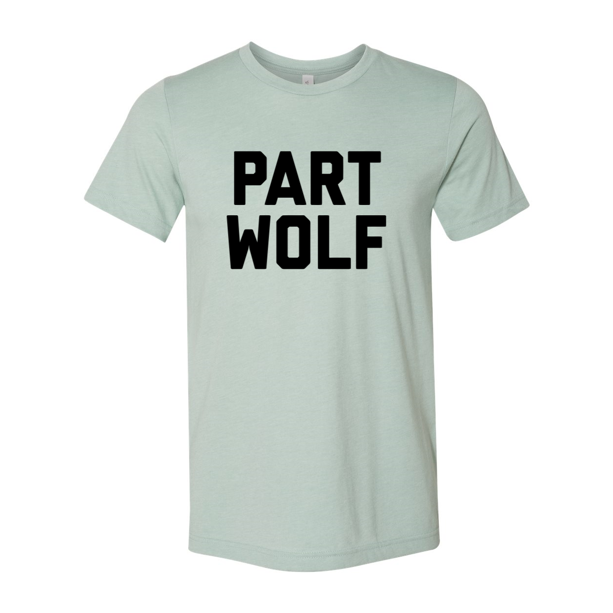 DT0524 Part Wolf Shirt in various colors, showcasing its soft fabric and classic crew neck design.