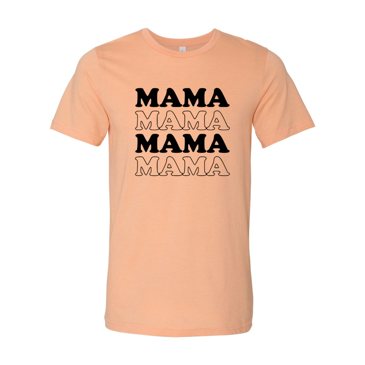 DT0057 Mama Shirt in various colors, showcasing its soft fabric and stylish design.