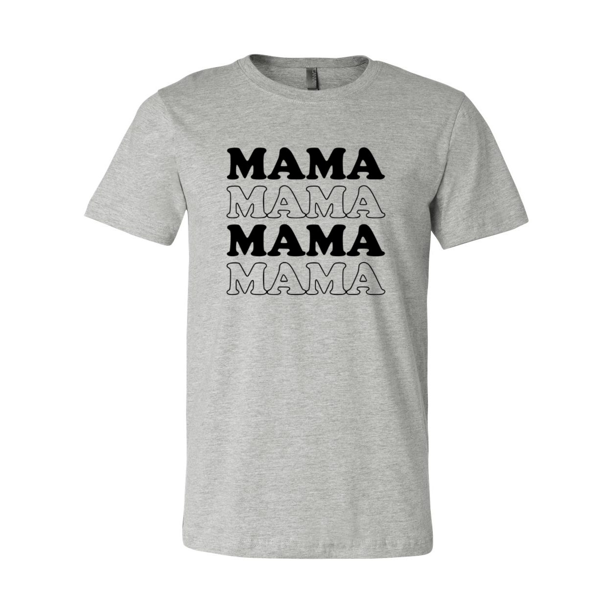 DT0057 Mama Shirt in various colors, showcasing its soft fabric and stylish design.