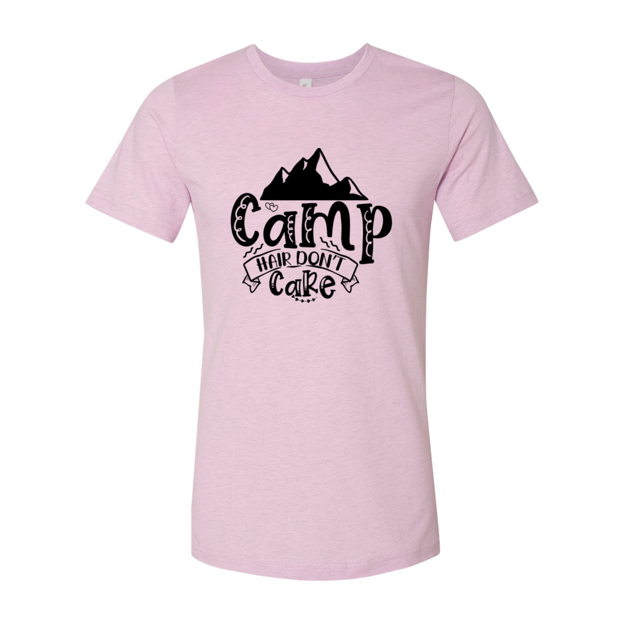 DT0582 Camp Hair Don't Care unisex T-shirt in various colors, showcasing its soft fabric and stylish design.