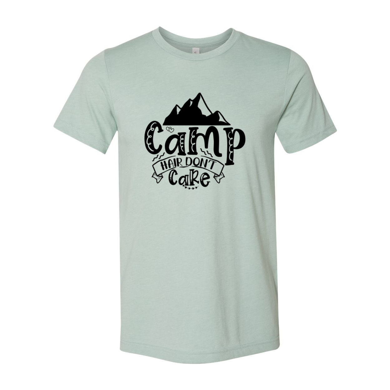 DT0582 Camp Hair Don't Care unisex T-shirt in various colors, showcasing its soft fabric and stylish design.