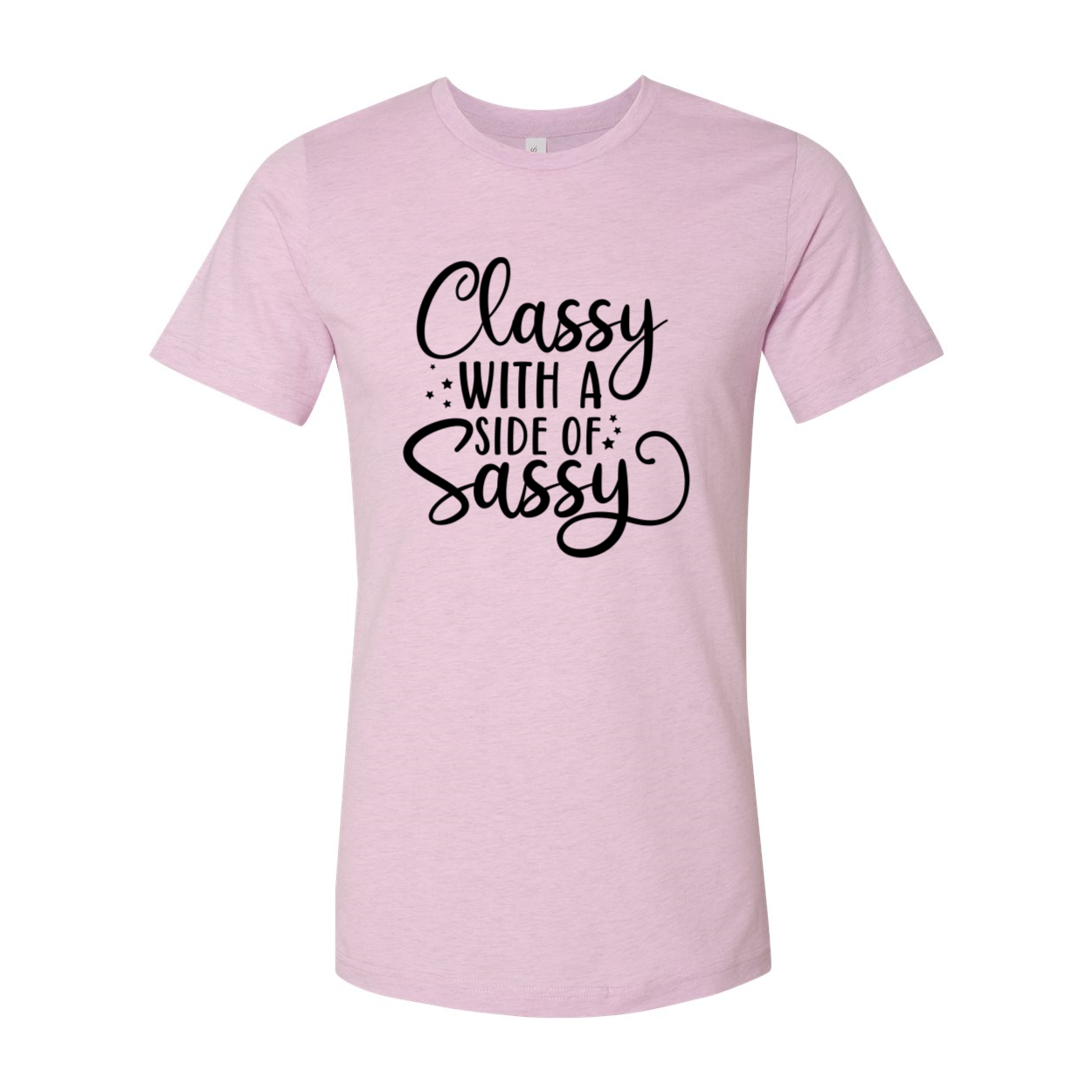 DT0587 Classy With A Side Of Sassy unisex T-shirt in various colors, showcasing its soft fabric and stylish design.