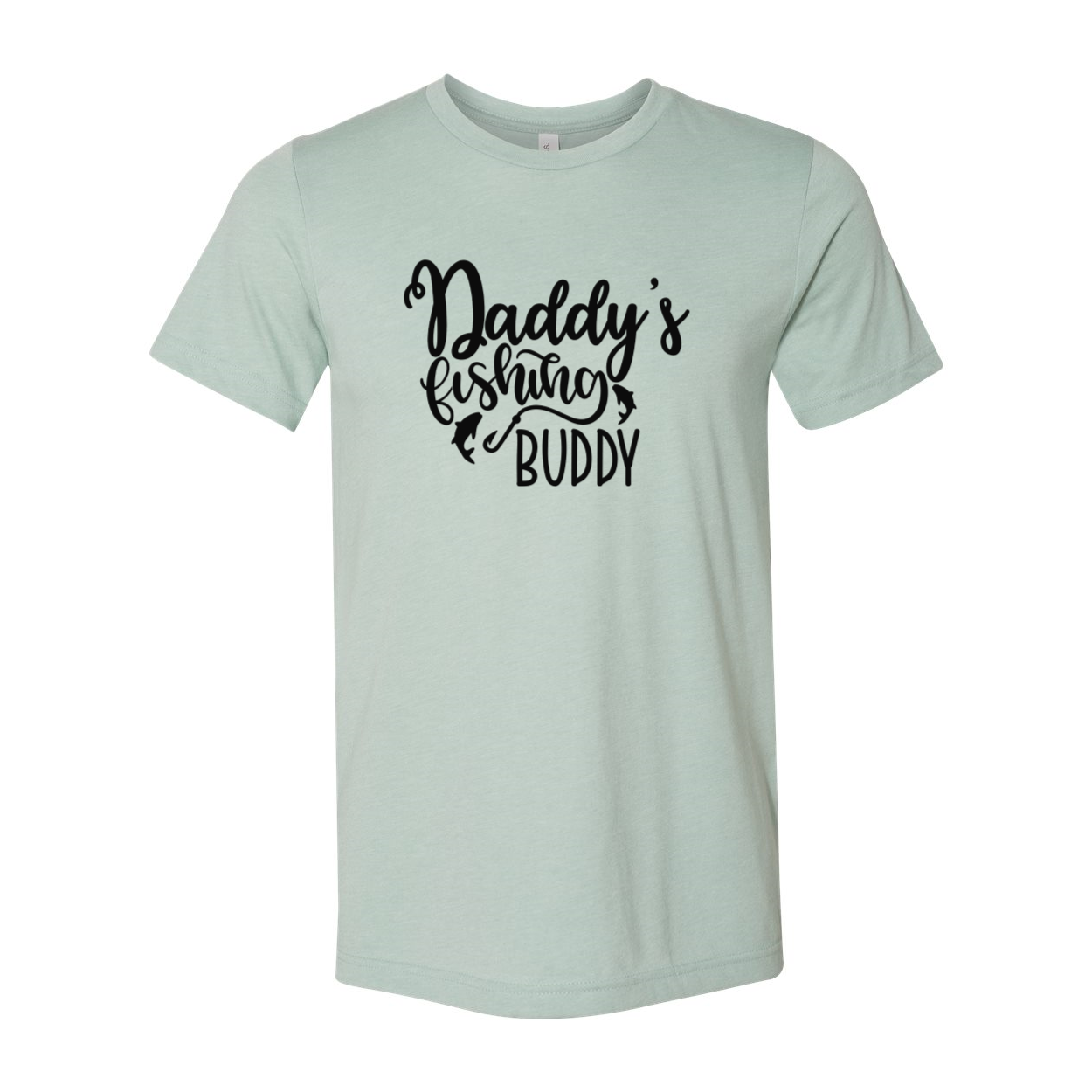 DT0598 Daddy's Fishing Buddy 2 unisex T-shirt in various colors, showcasing its soft fabric and stylish design.