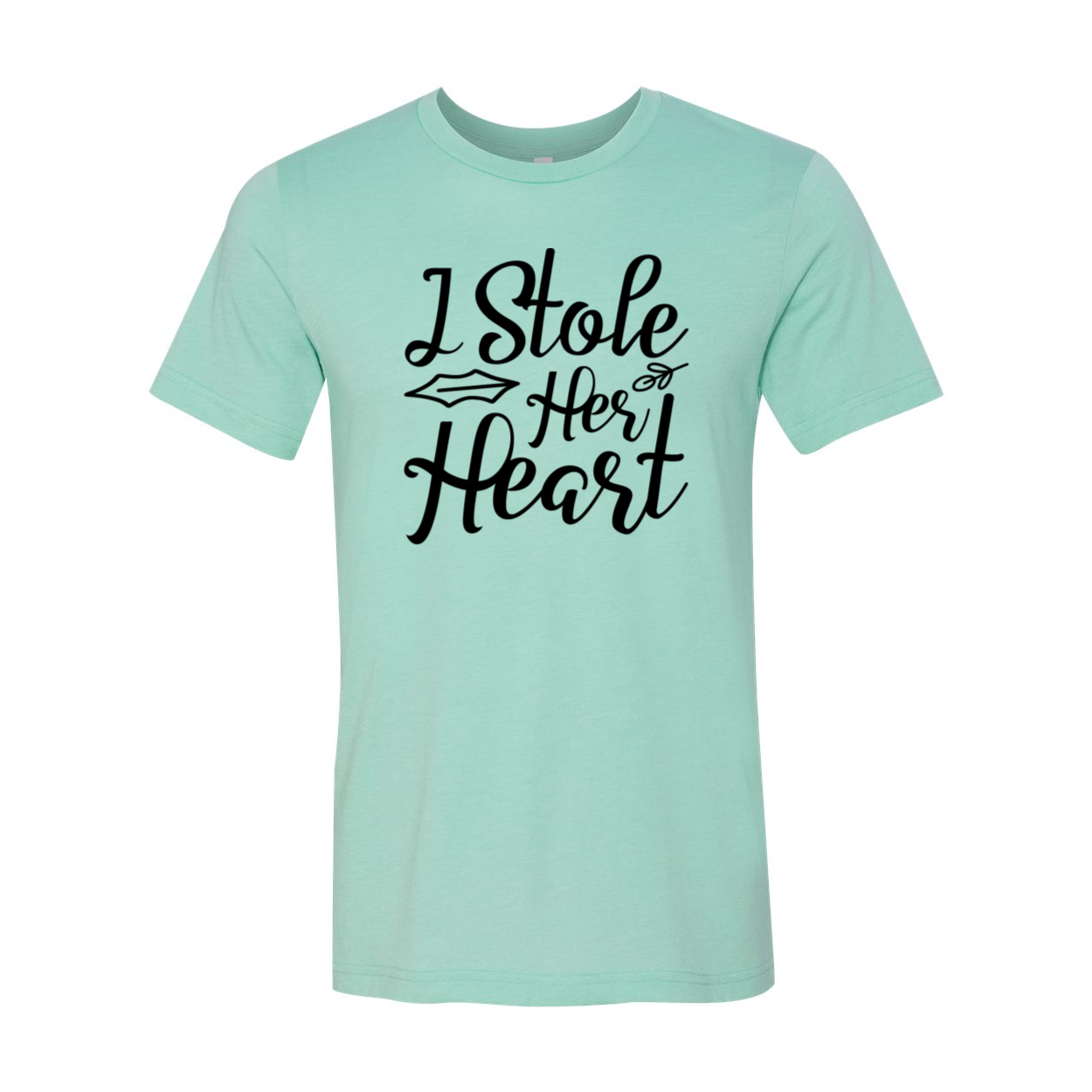 DT0660 I Stole Her Heart Shirt in various colors, showcasing its comfortable fit and stylish design.