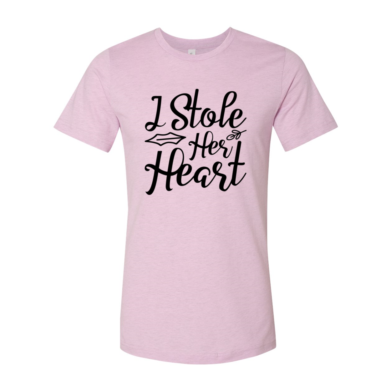 DT0660 I Stole Her Heart Shirt in various colors, showcasing its comfortable fit and stylish design.