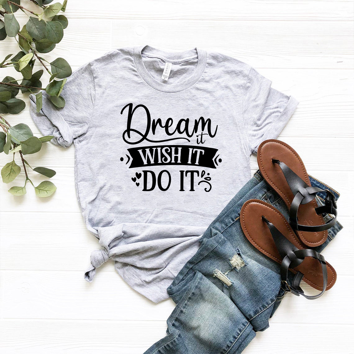 DT0613 Dream It Wish It Do It unisex T-shirt in various colors, showcasing its soft fabric and stylish design.