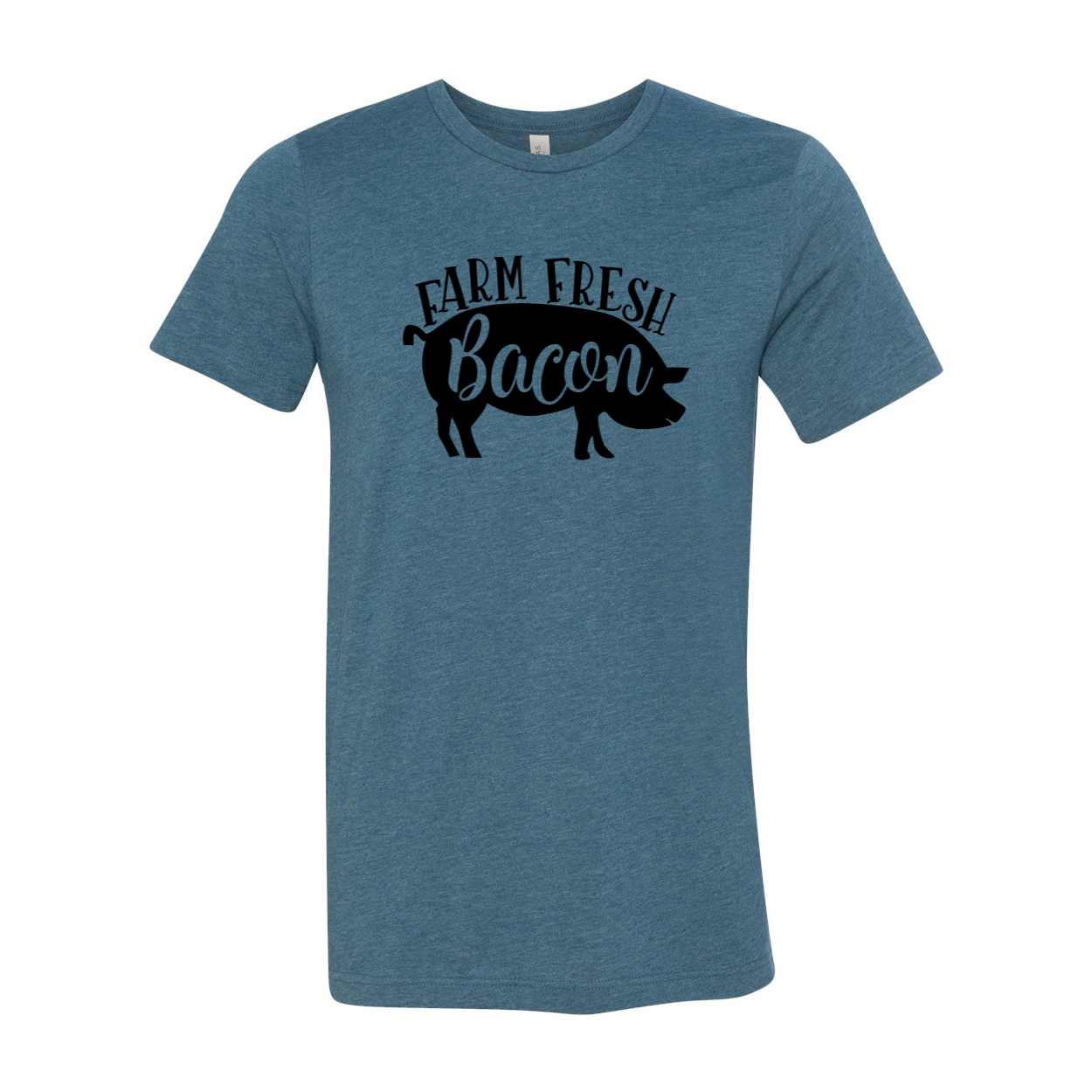 DT0622 Farm Fresh Bacon T-shirt in various colors, showcasing its soft fabric and modern fit.