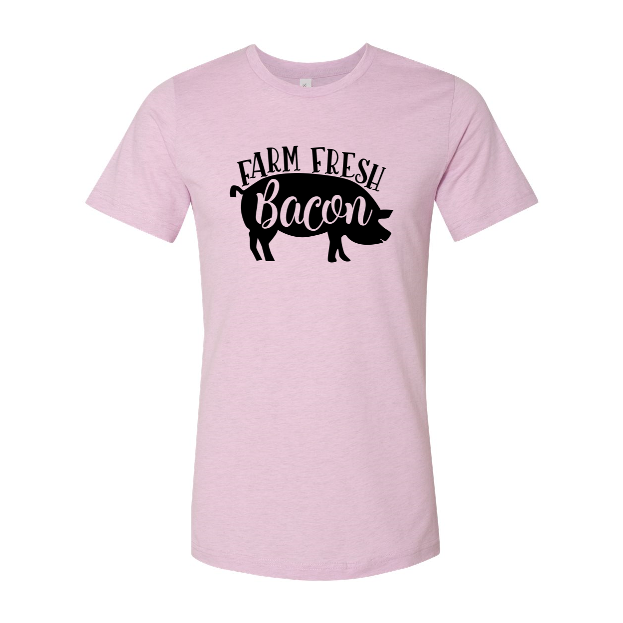 DT0622 Farm Fresh Bacon T-shirt in various colors, showcasing its soft fabric and modern fit.