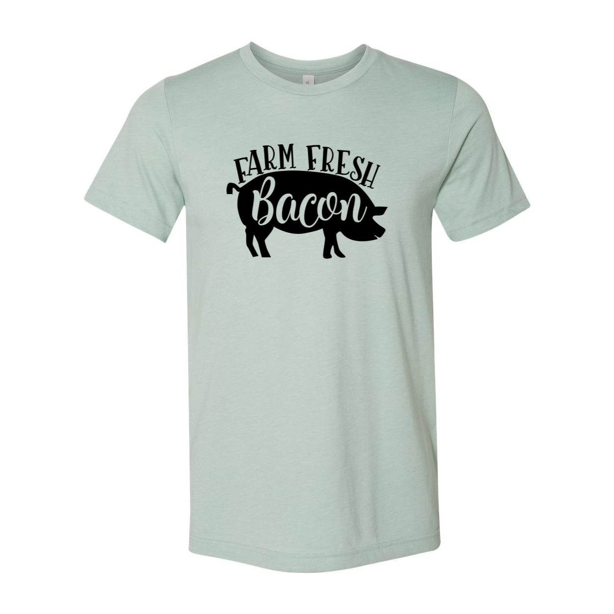 DT0622 Farm Fresh Bacon T-shirt in various colors, showcasing its soft fabric and modern fit.