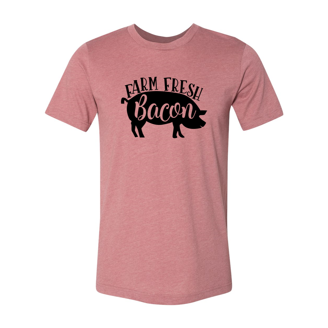 DT0622 Farm Fresh Bacon T-shirt in various colors, showcasing its soft fabric and modern fit.