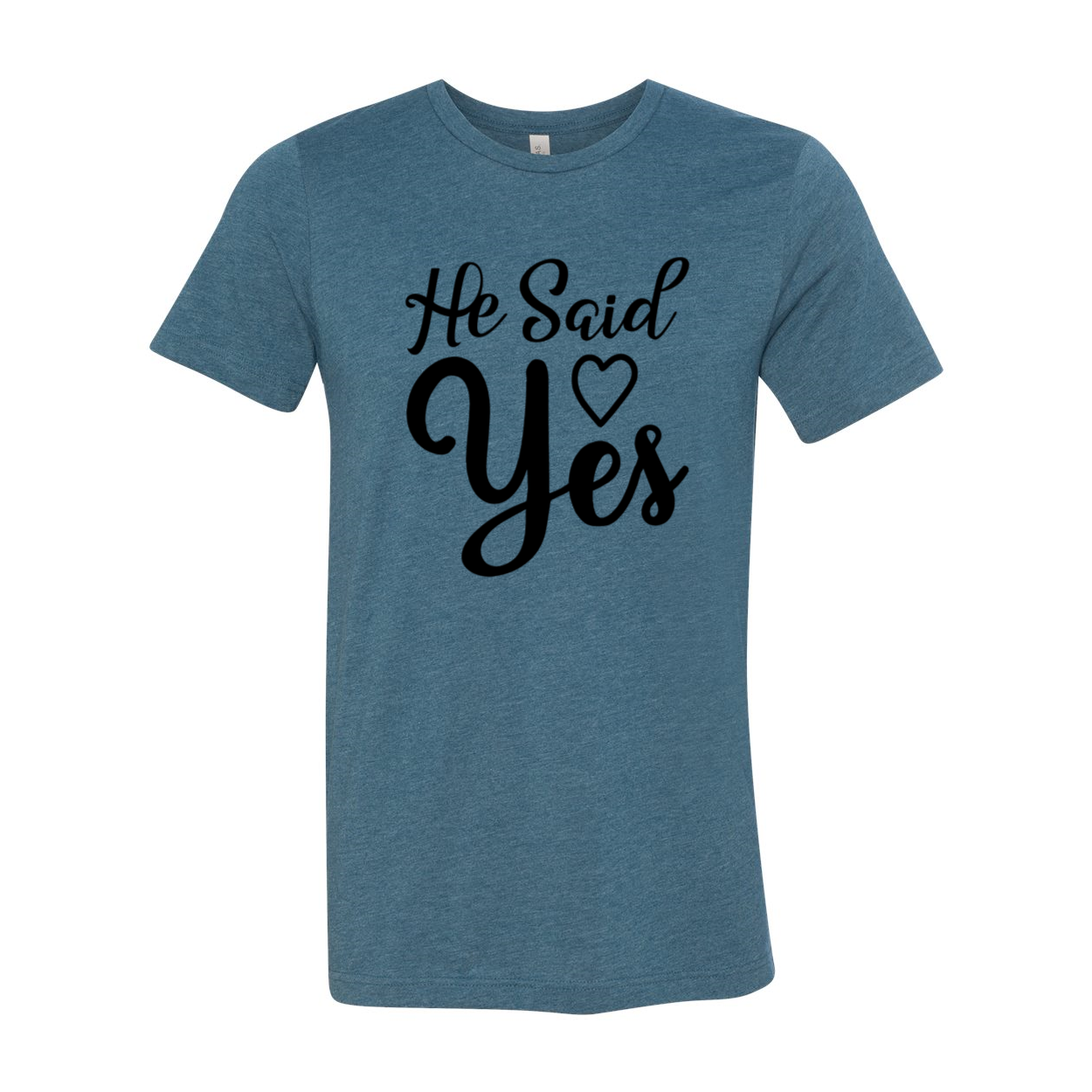 DT0647 He Said Yes Shirt in various colors, showcasing its comfortable fit and stylish design.