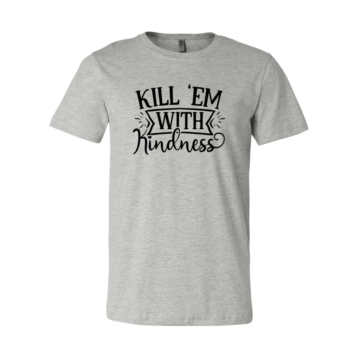 DT0681 Kill em with kindness unisex T-shirt in various colors, showcasing its soft fabric and stylish design.