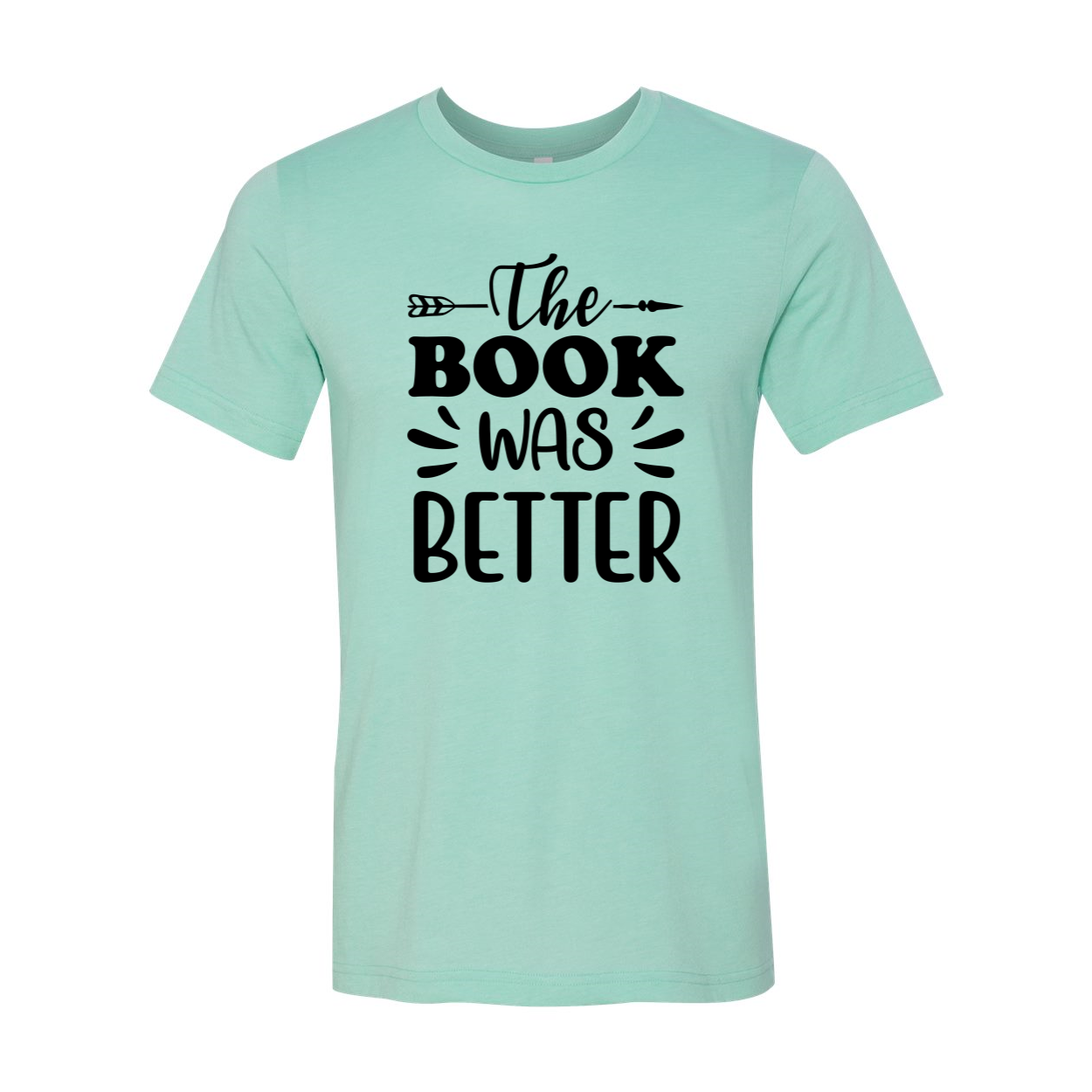 DT0685 The Book Was Better 2 unisex T-shirt in various colors, showcasing its soft fabric and stylish design.