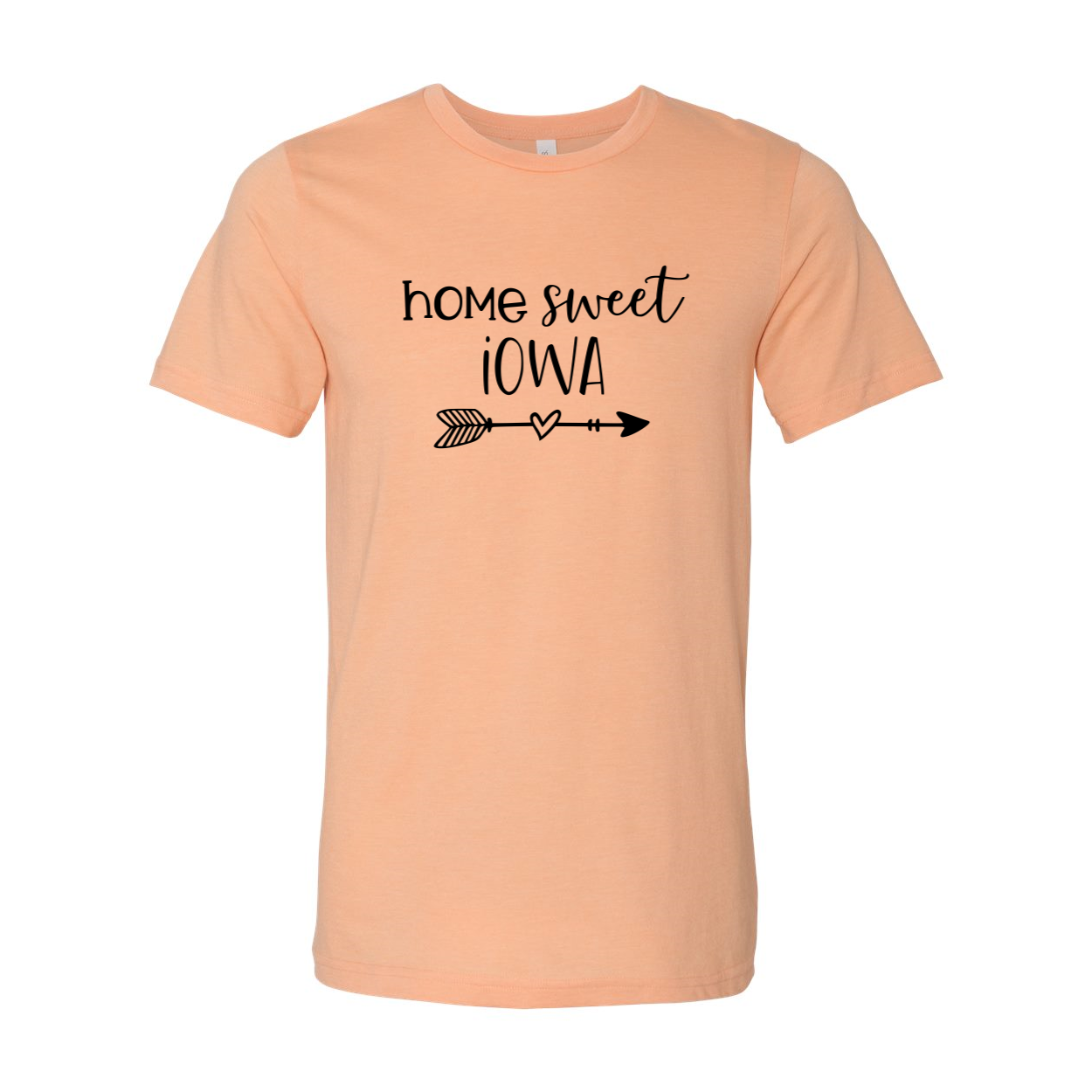 DT0077 Home Sweet Iowa unisex T-shirt in various colors, showcasing its soft fabric and stylish design.