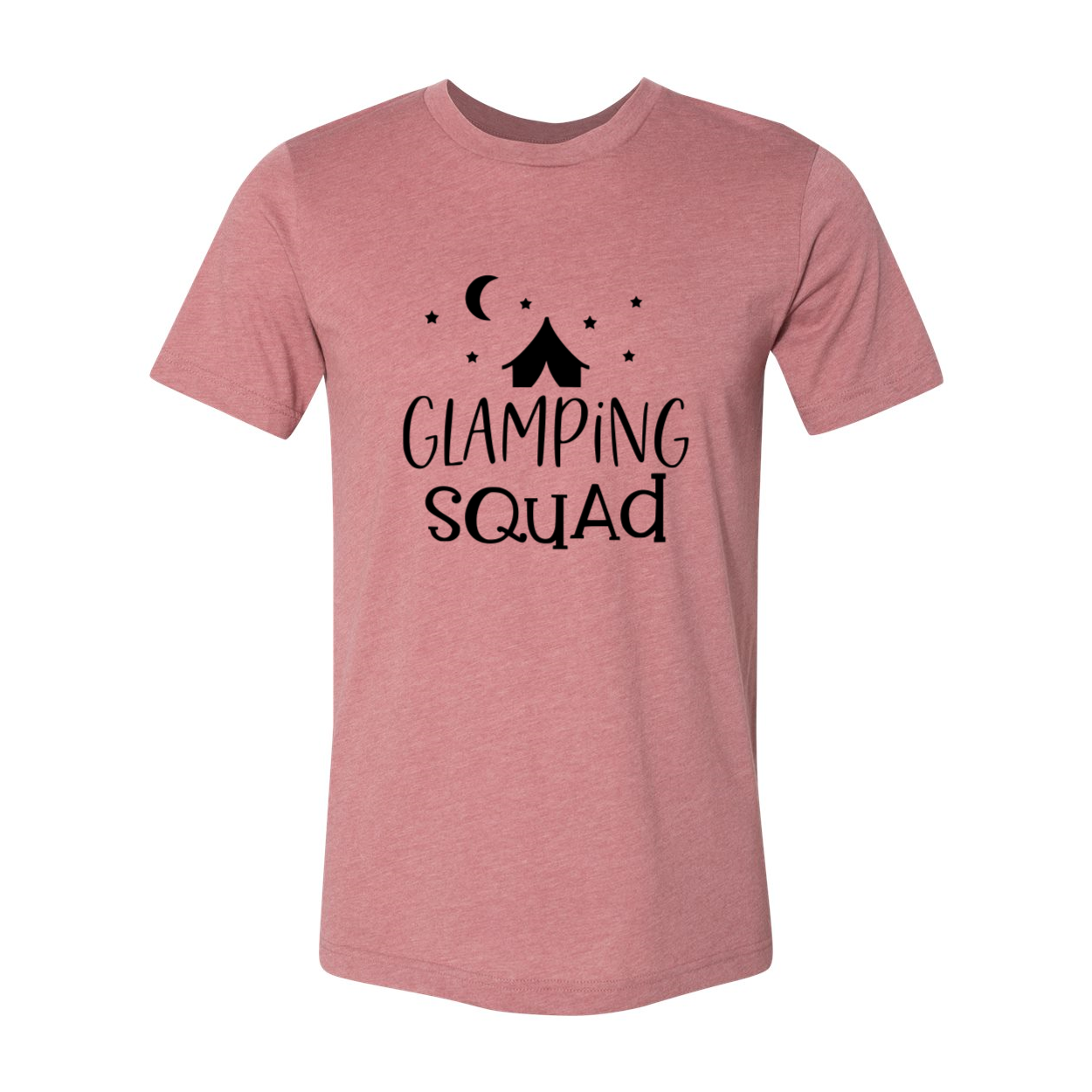 DT0070 Glamping Squad Shirt in various colors, showcasing its soft fabric and stylish design.