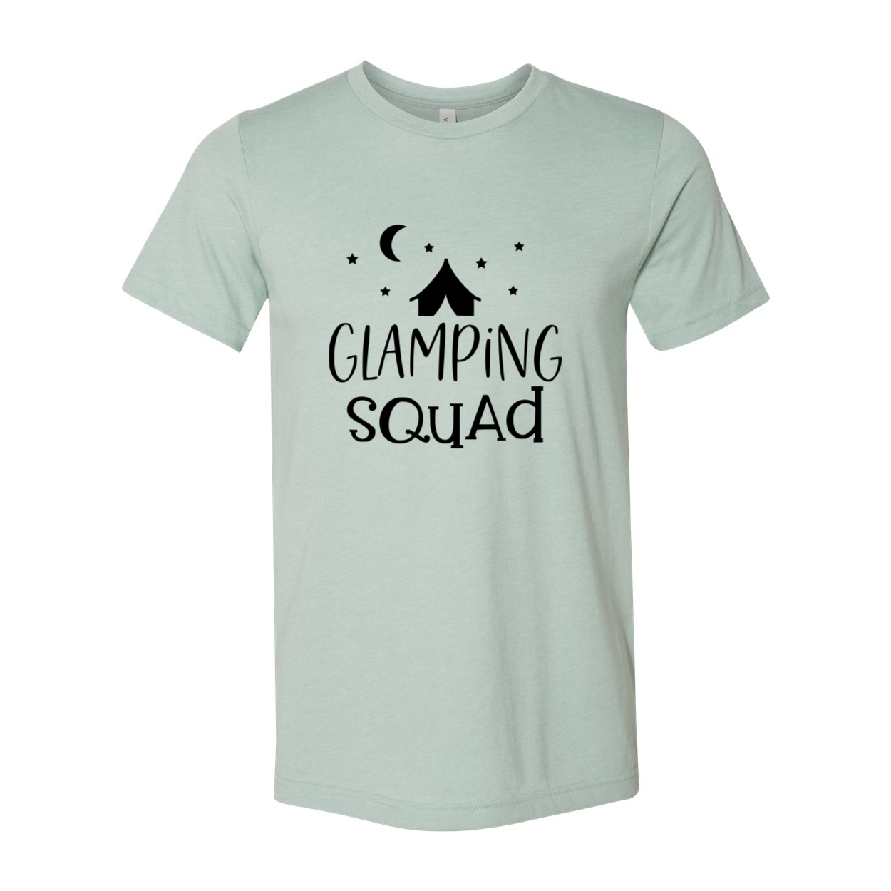 DT0070 Glamping Squad Shirt in various colors, showcasing its soft fabric and stylish design.