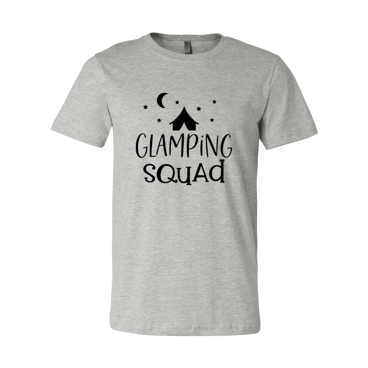 DT0070 Glamping Squad Shirt in various colors, showcasing its soft fabric and stylish design.