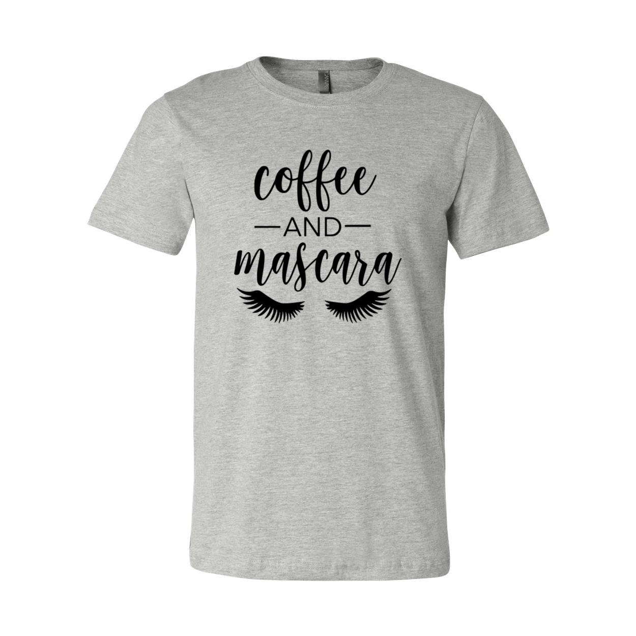 DT0884 coffee and mascara unisex T-shirt in various colors, showcasing its soft fabric and stylish design.