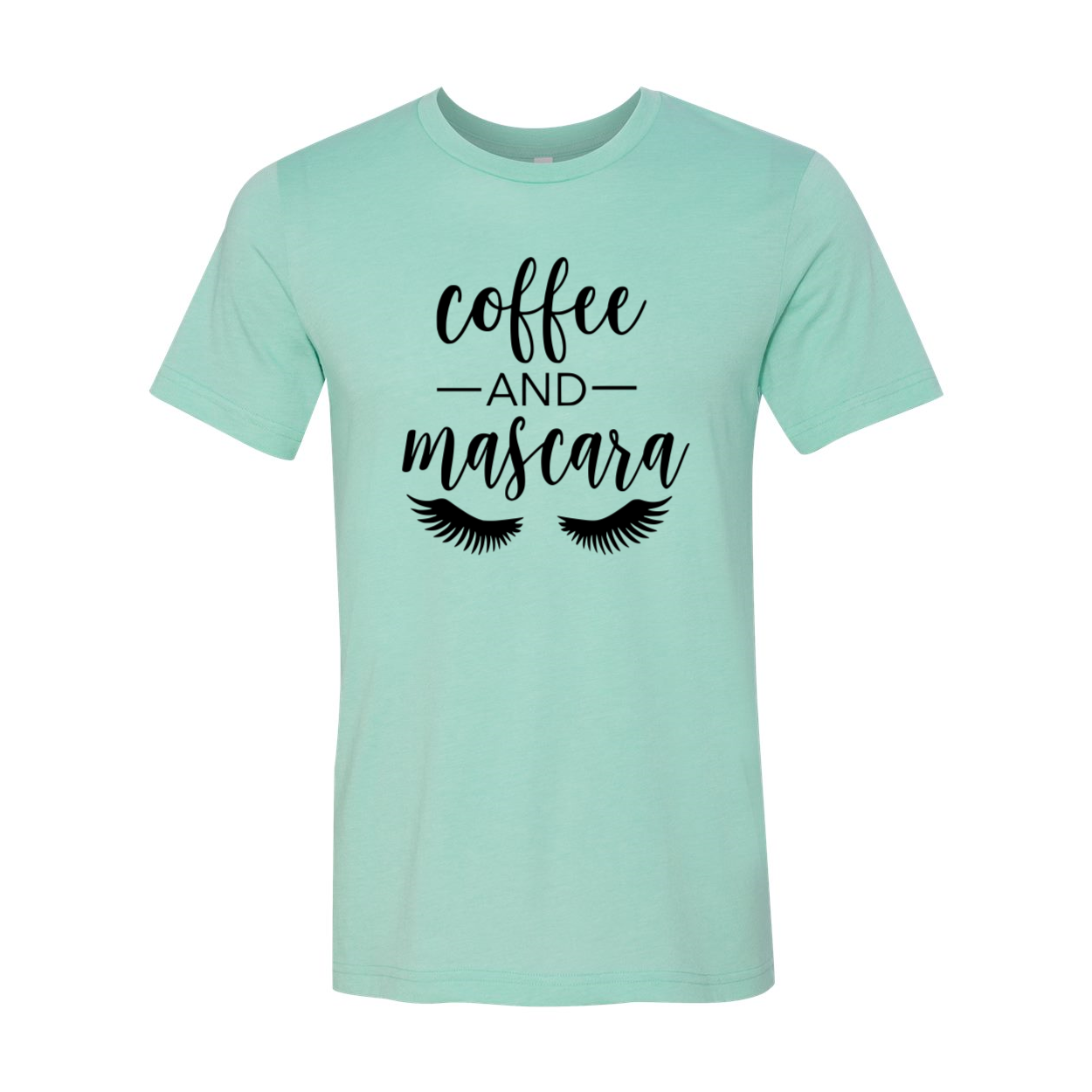 DT0884 coffee and mascara unisex T-shirt in various colors, showcasing its soft fabric and stylish design.