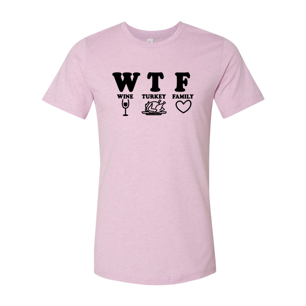 DT0873 wtf wine turkey family unisex T-shirt in various colors, showcasing its comfortable fit and stylish design.