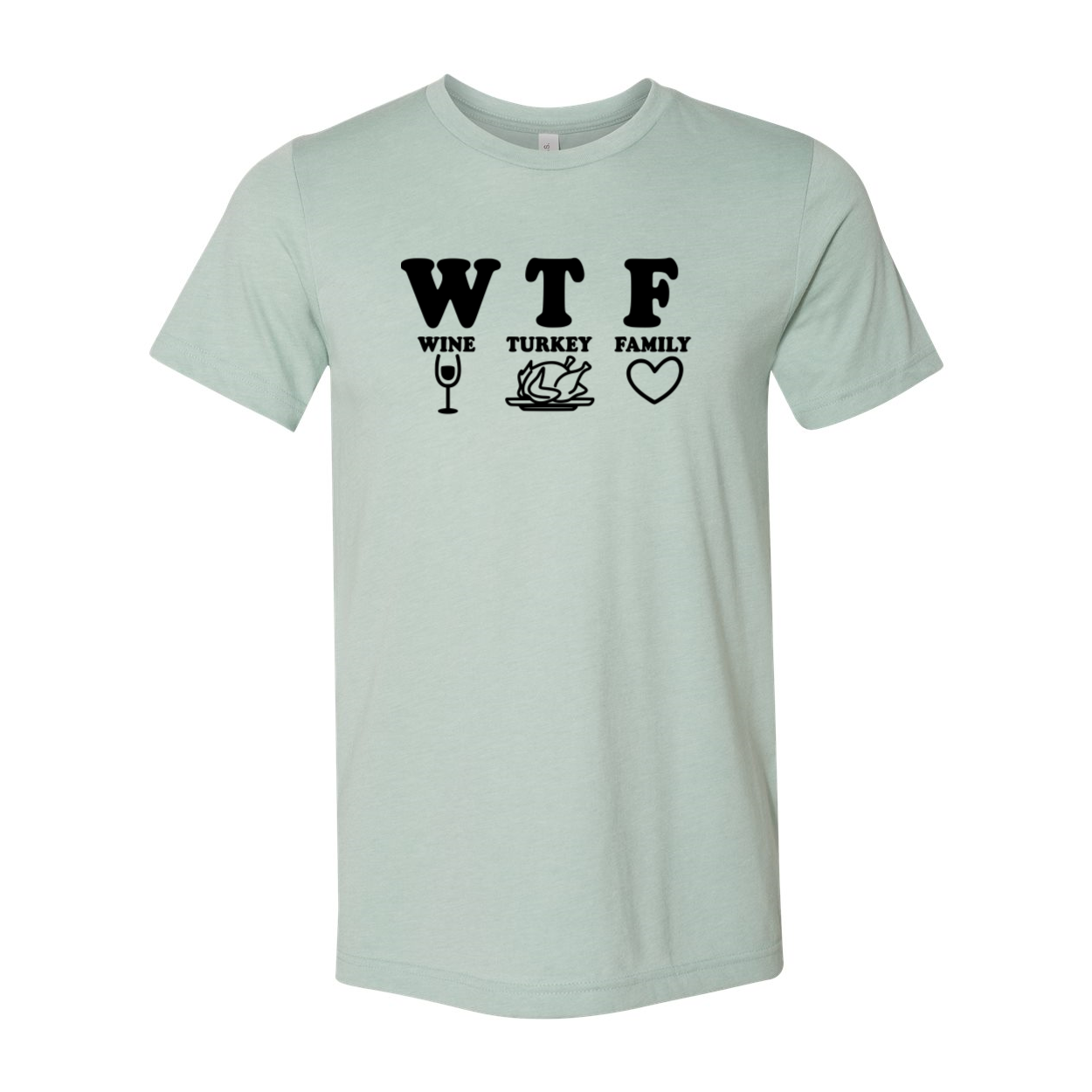 DT0873 wtf wine turkey family unisex T-shirt in various colors, showcasing its comfortable fit and stylish design.