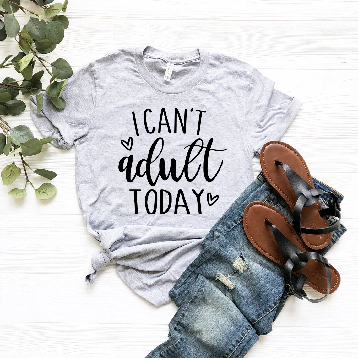 DT0894 I Can't Adult Today Shirt in various colors, showcasing its comfortable fit and high-quality print.