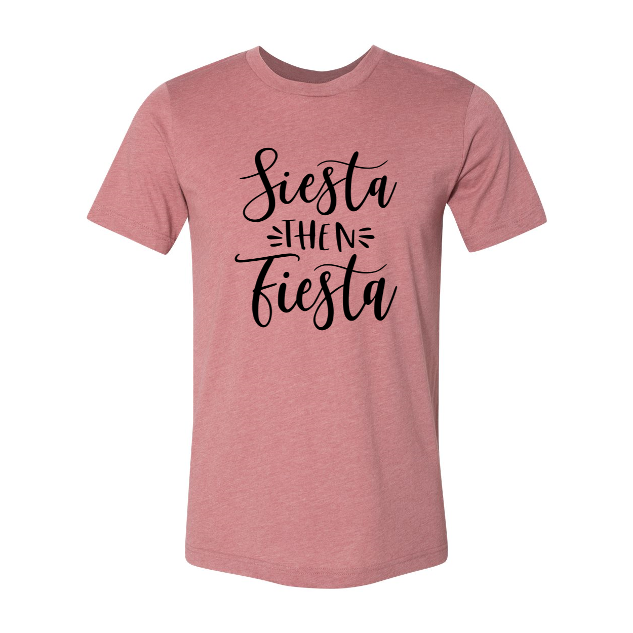 DT0913 Siesta than fiesta unisex T-shirt in various colors, showcasing its comfortable fabric and stylish design.