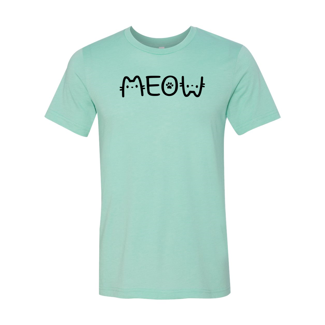 DT0992 Meow Shirt in various colors, showcasing its soft fabric and stylish design.