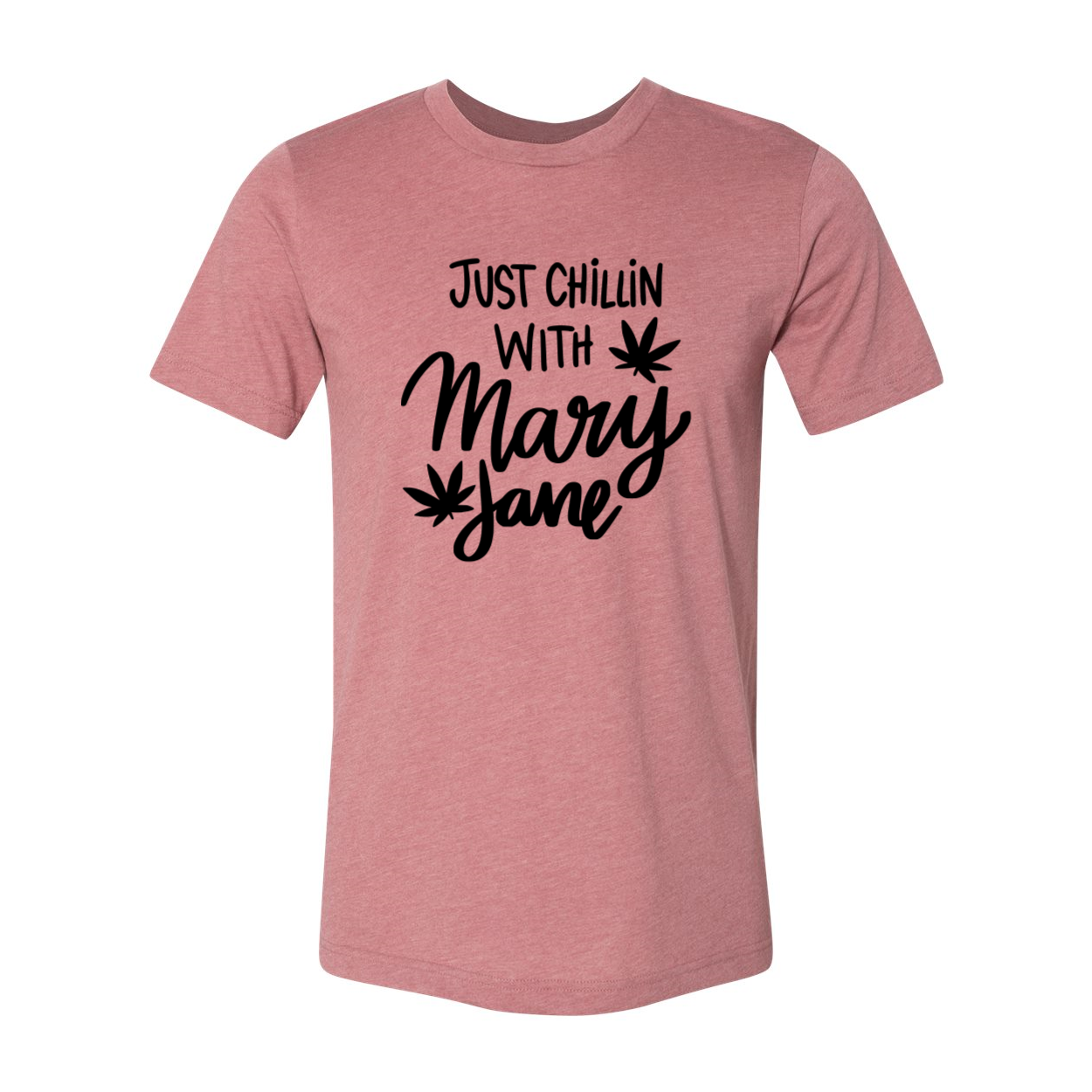 DT0942 Just Chillin With Mary Jane unisex T-shirt in various colors, showcasing its soft fabric and stylish design.