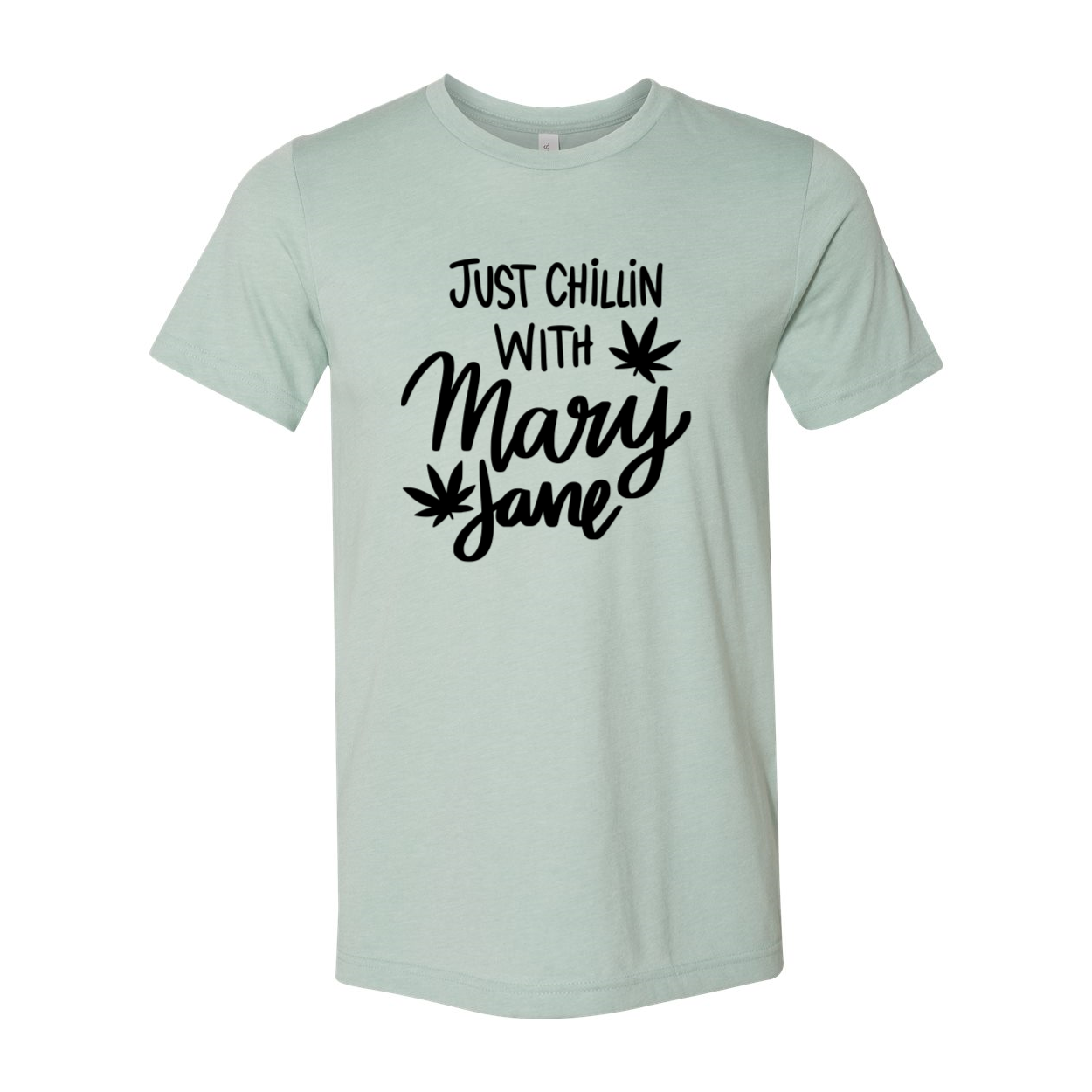 DT0942 Just Chillin With Mary Jane unisex T-shirt in various colors, showcasing its soft fabric and stylish design.