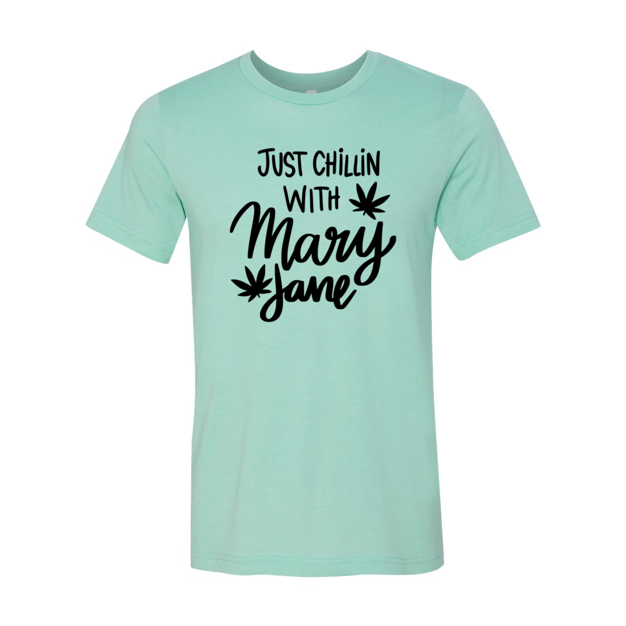 DT0942 Just Chillin With Mary Jane unisex T-shirt in various colors, showcasing its soft fabric and stylish design.