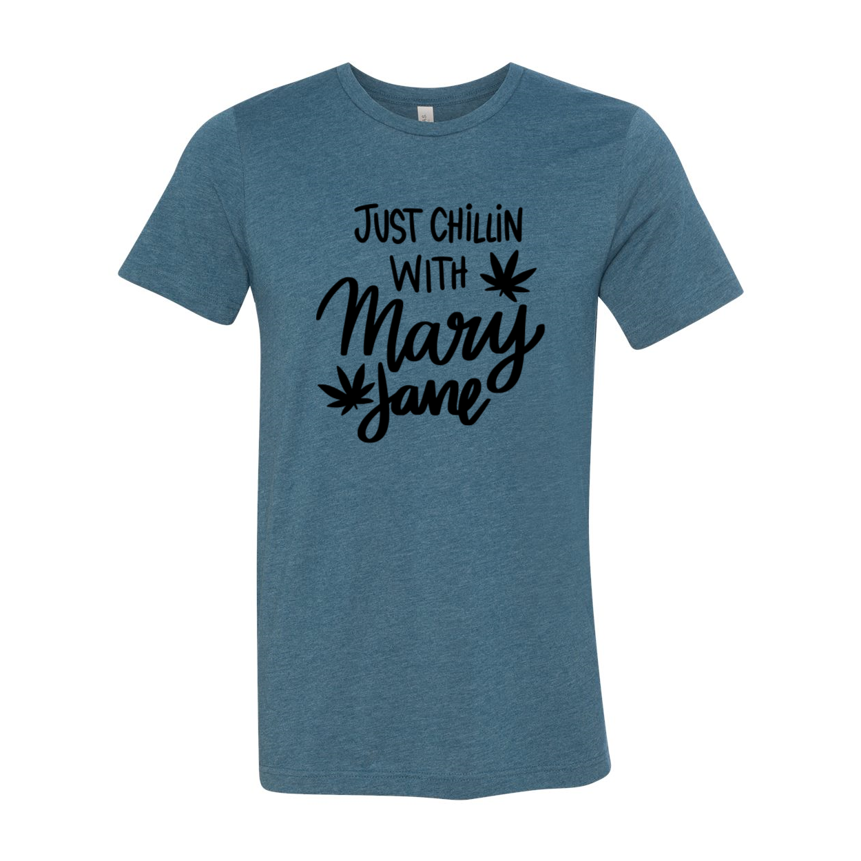 DT0942 Just Chillin With Mary Jane unisex T-shirt in various colors, showcasing its soft fabric and stylish design.