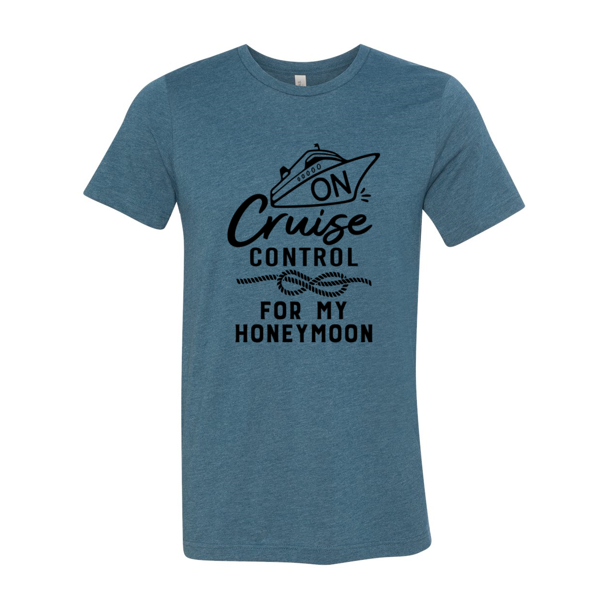 DT0954 On Cruise Control unisex T-shirt in various colors, showcasing its soft fabric and stylish design, perfect for honeymoon celebrations.