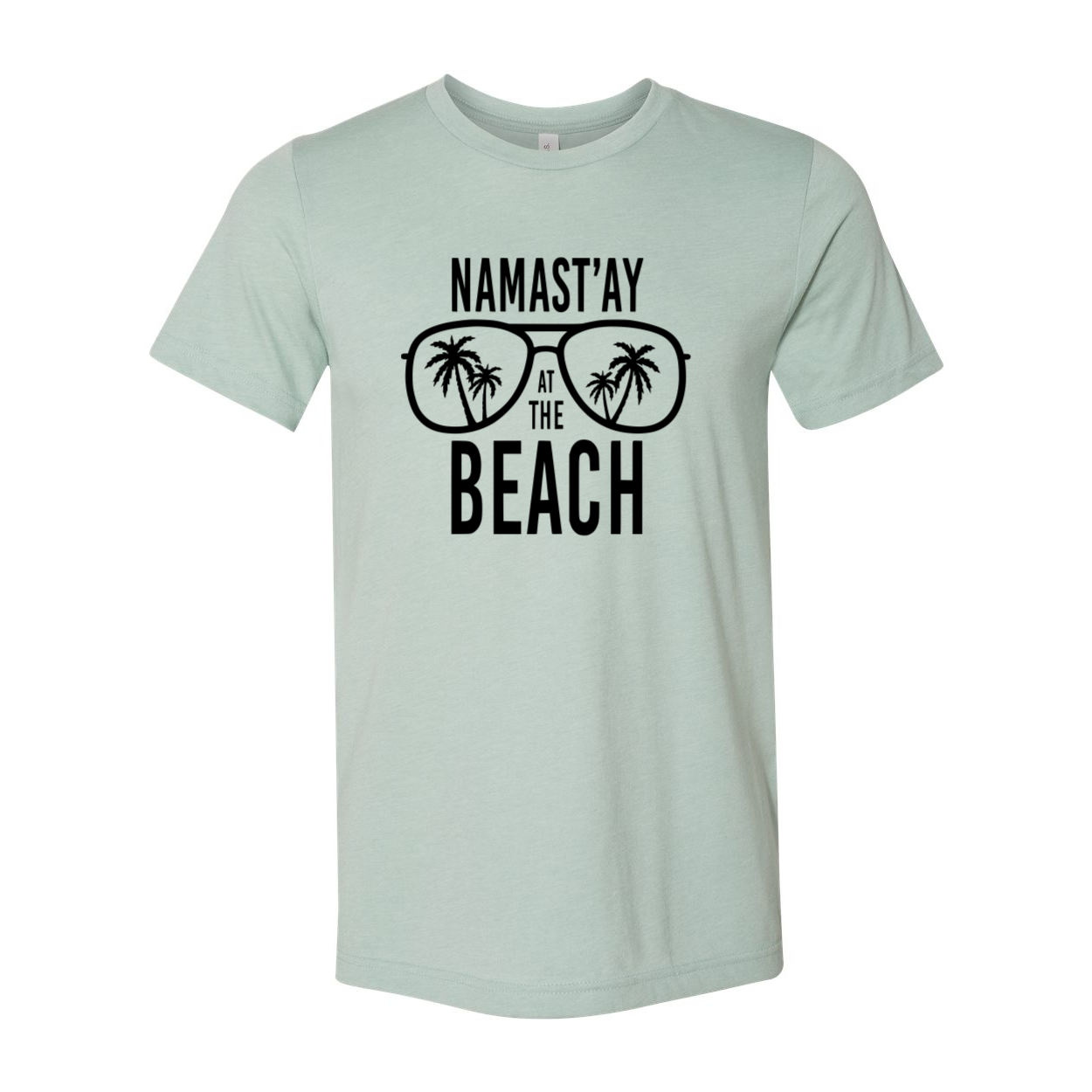 DT0975 Namastay At The Beach Shirt in various colors, showcasing its comfortable fabric and stylish design.