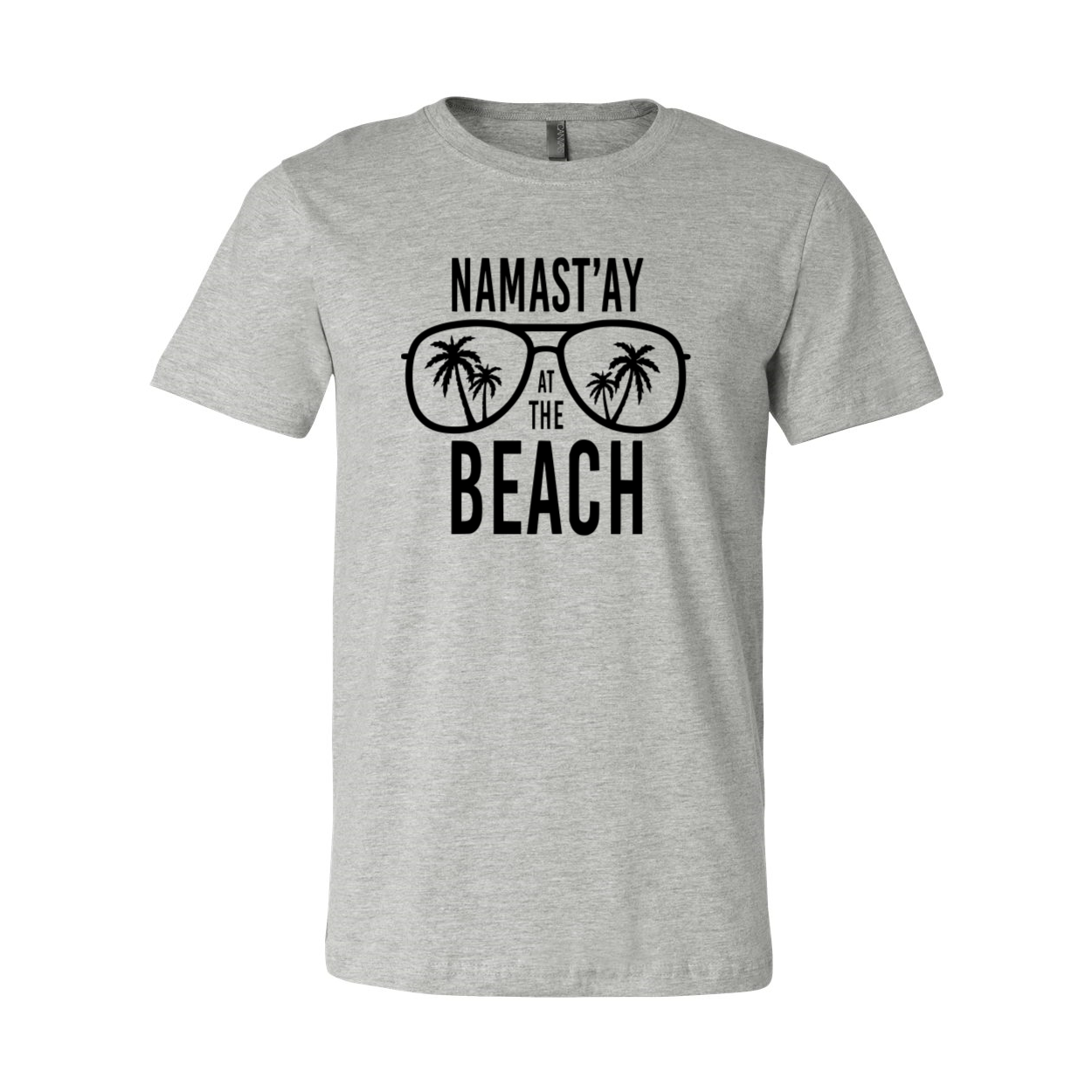 DT0975 Namastay At The Beach Shirt in various colors, showcasing its comfortable fabric and stylish design.