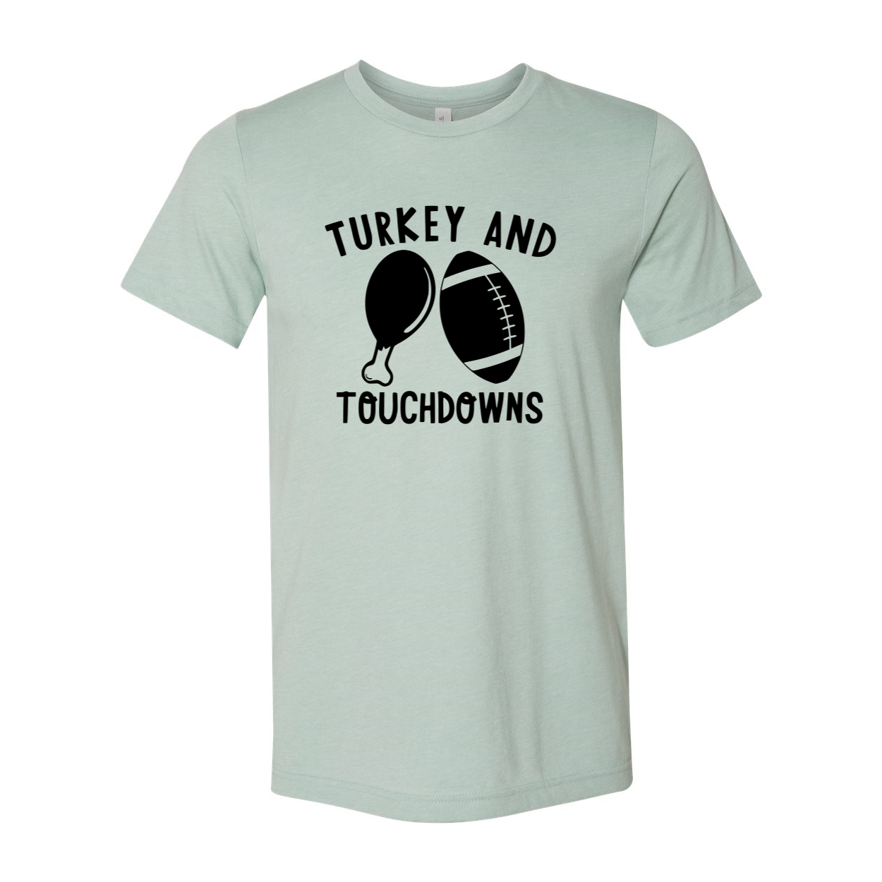 DT0982 Turkey And Touchdown Shirt in various colors, showcasing its comfortable fit and stylish design.