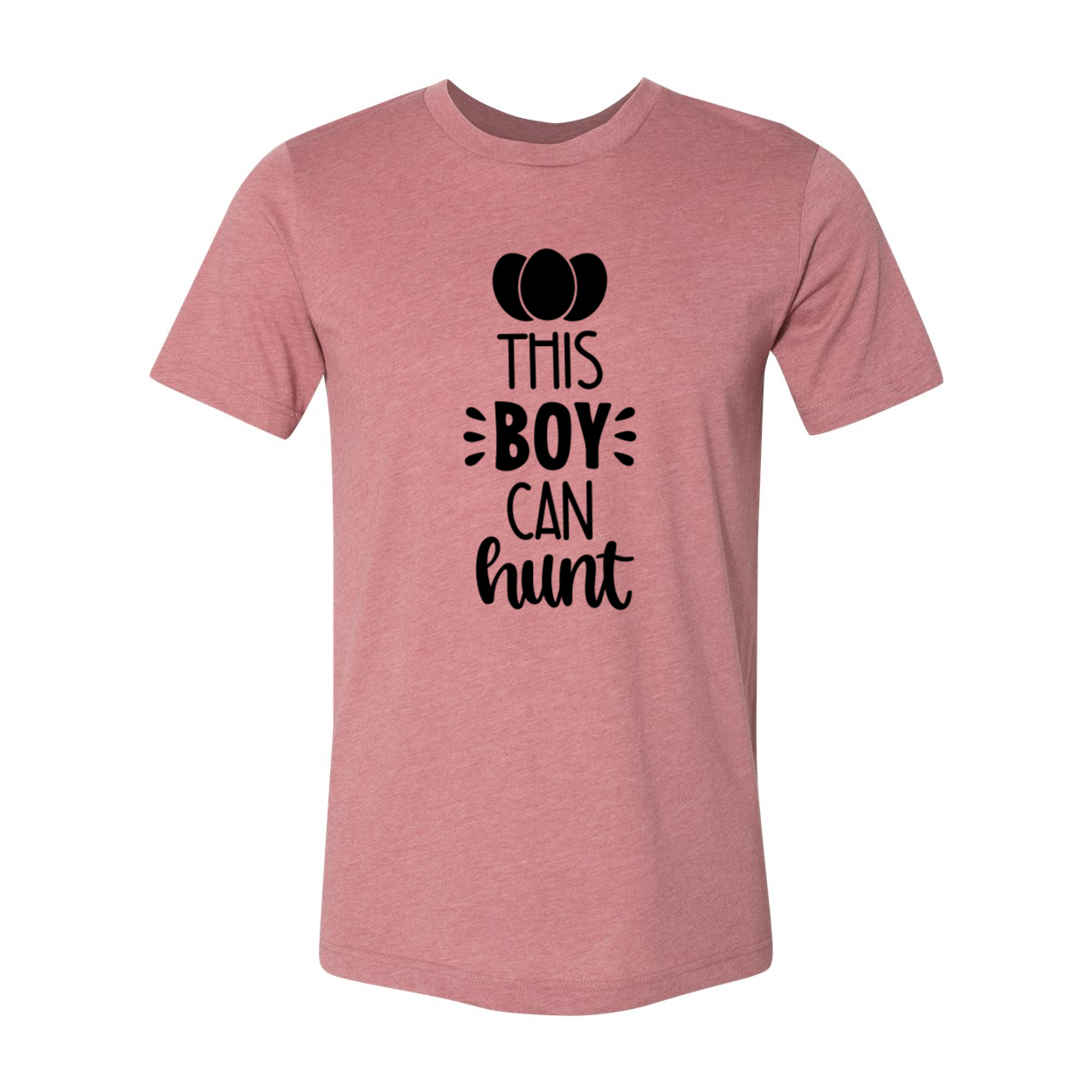 EAS062 This Boy Can Hunt unisex T-shirt in various colors, showcasing its comfortable fit and high-quality print.