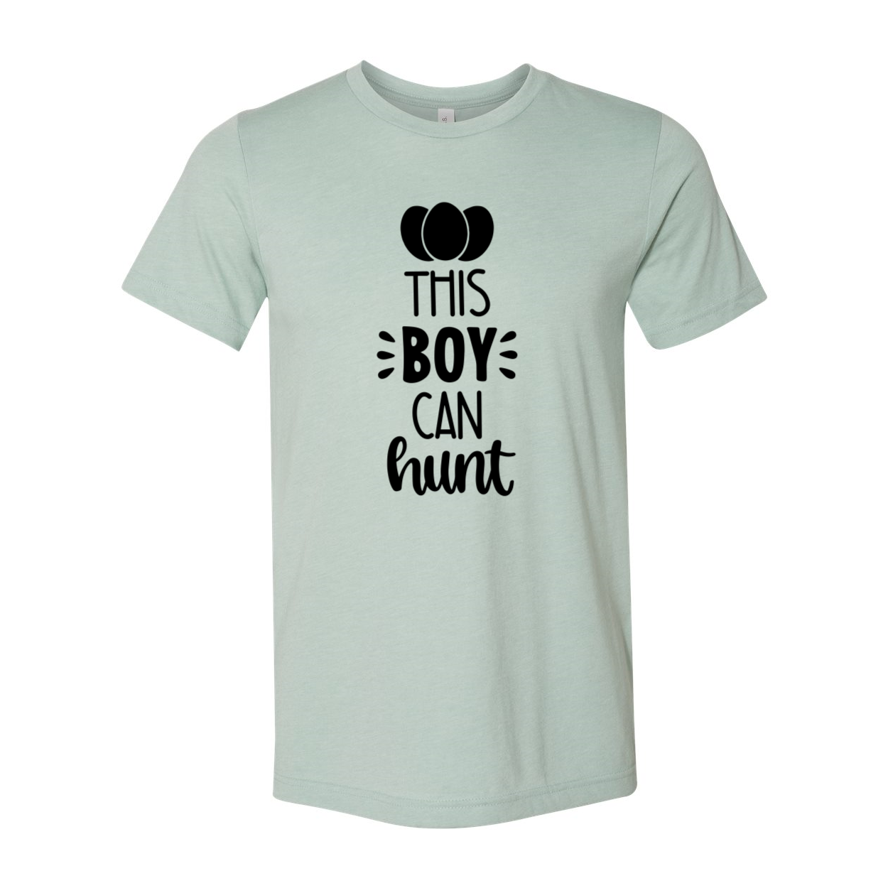 EAS062 This Boy Can Hunt unisex T-shirt in various colors, showcasing its comfortable fit and high-quality print.