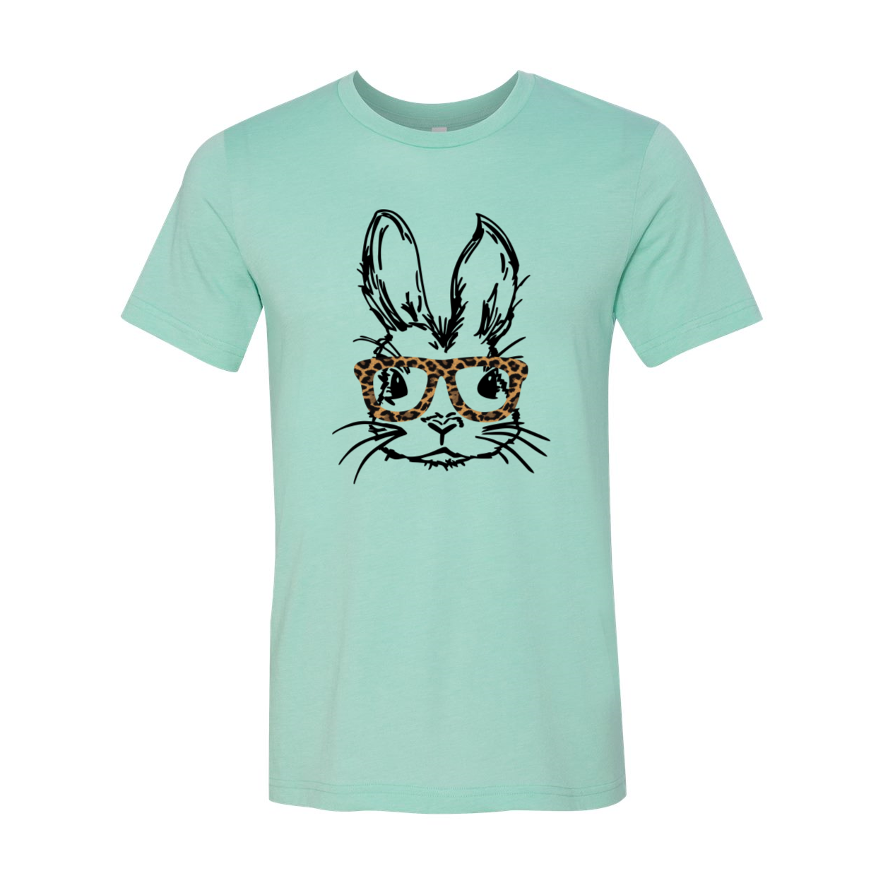 A comfortable unisex Easter Rabbit Shirt in vibrant colors featuring a playful rabbit design, perfect for spring celebrations.