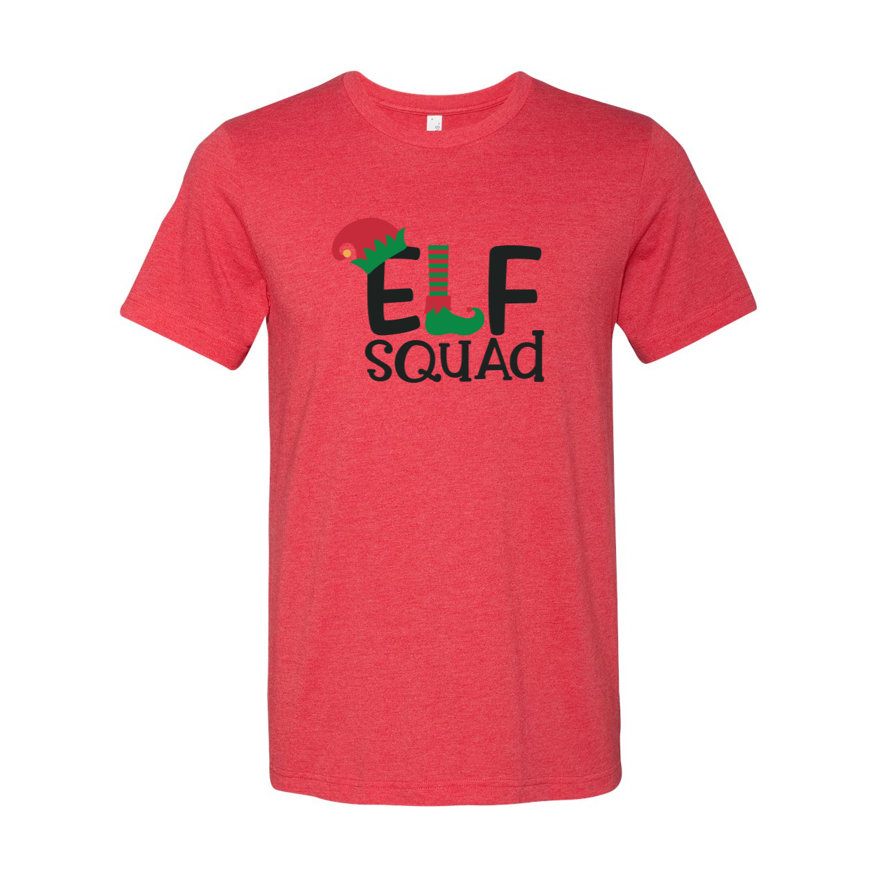 A stylish unisex Elf Squad Shirt made from soft ring spun cotton, available in various colors and sizes.