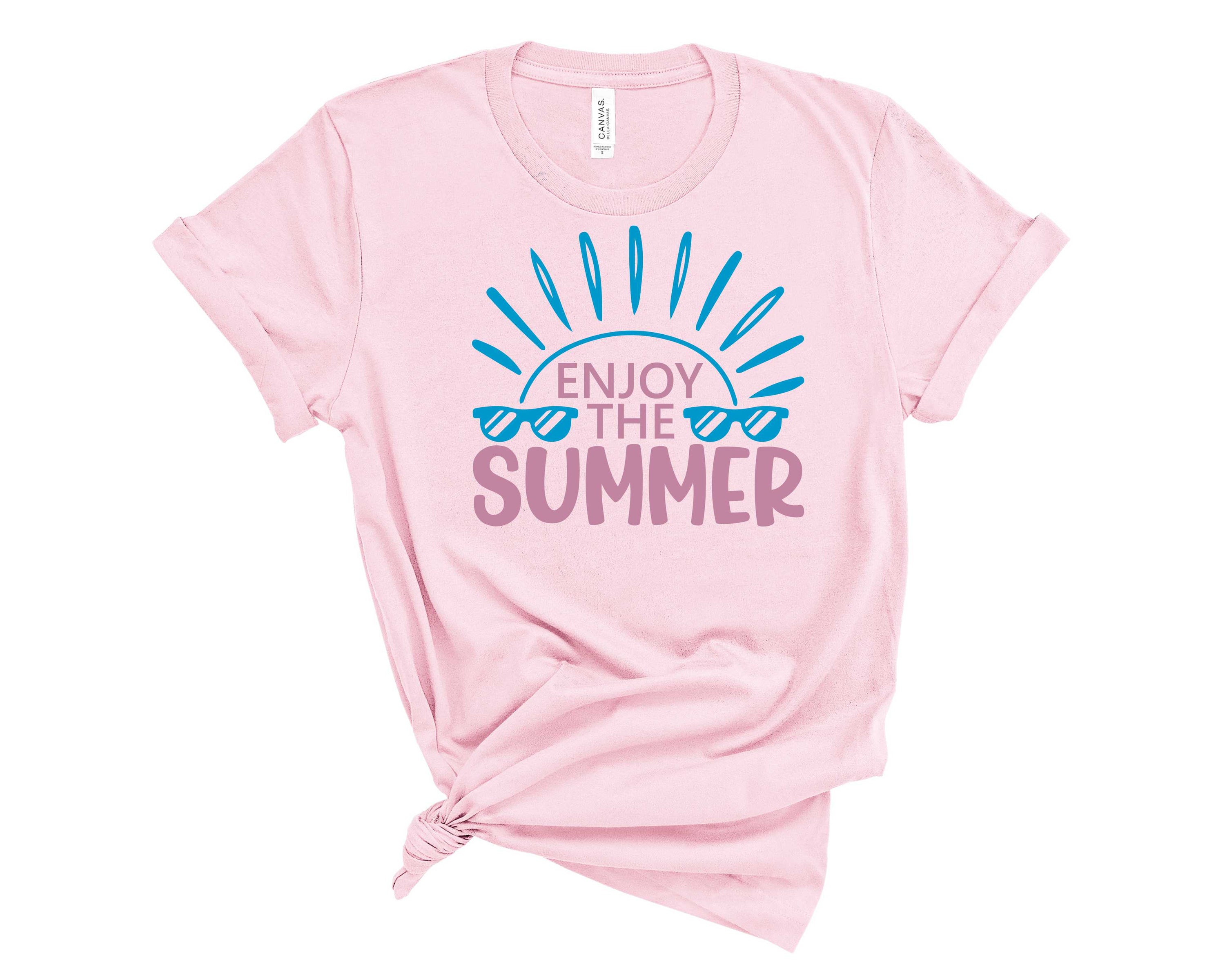 A vibrant unisex graphic tee featuring summer-themed designs, perfect for casual wear.